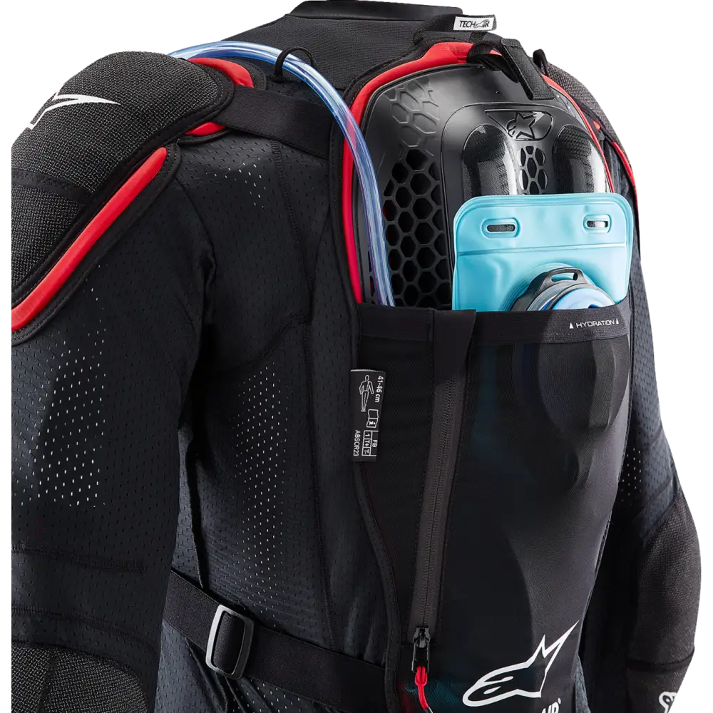 ALPINESTARS TECH-AIR Tech-Air? Off-Road System - Black/Red - Large 6507123-13F-L