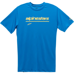 ALPINESTARS Tech Line Up Performance T-Shirt - Bright Blue - Large 121173800760L