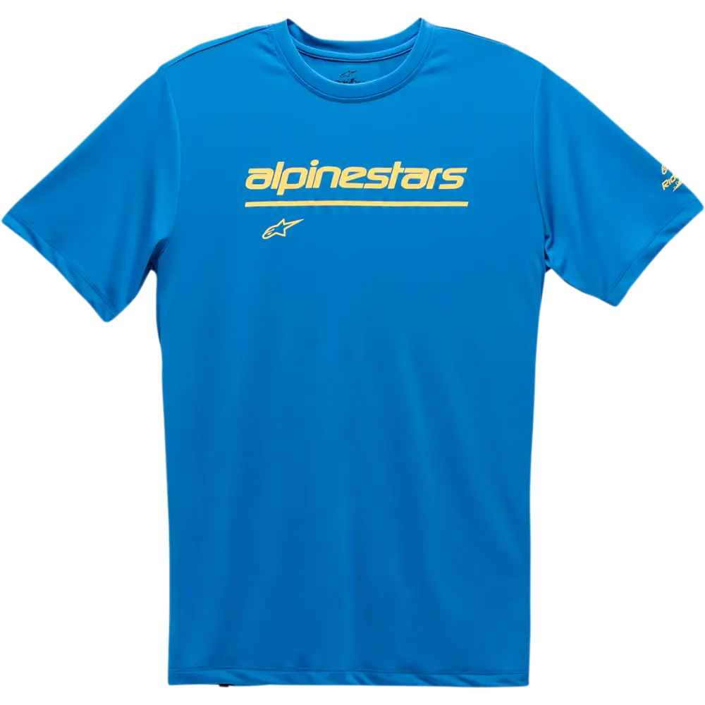 ALPINESTARS Tech Line Up Performance T-Shirt - Bright Blue - Medium 121173800760M