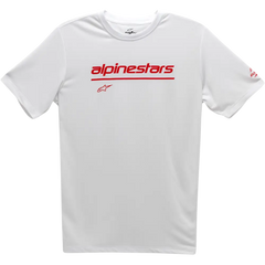 ALPINESTARS Tech Line Up Performance T-Shirt - White - 2XL 1211738000202X