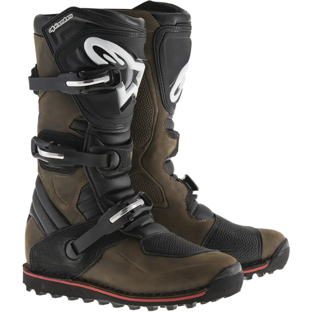 ALPINESTARS Tech-T Boots - Brown/Black - US 8 2004017-818-8