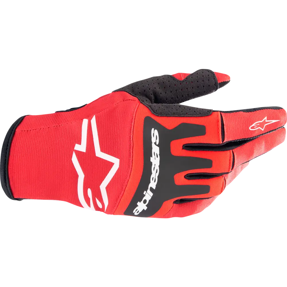 ALPINESTARS Techstar Gloves - Warm Red/Black - Large 3561023-3110-L