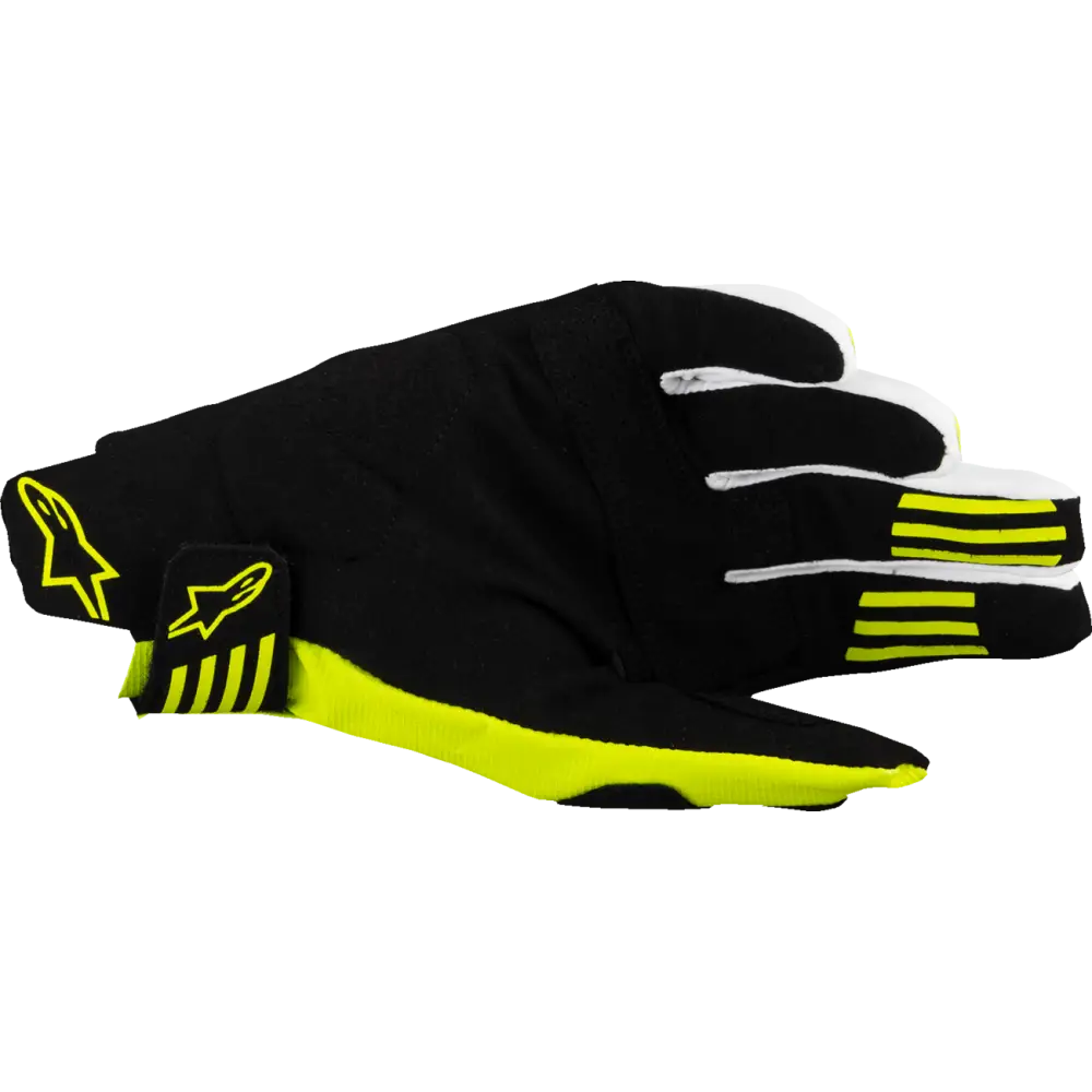 ALPINESTARS Techstar MX Gloves - Black/Fluo Yellow - Large 3560125-155-L