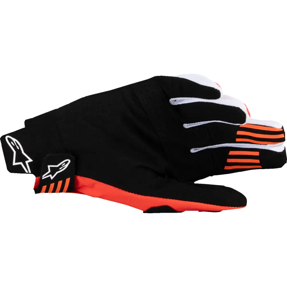 ALPINESTARS Techstar MX Gloves - Black/Hot Orange - Large 3560125-1041-L