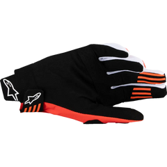 ALPINESTARS Techstar MX Gloves - Black/Hot Orange - Small 3560125-1041-S