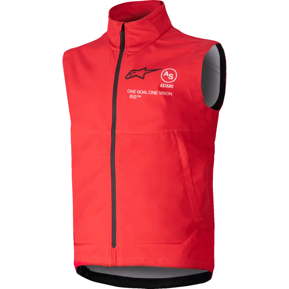 Alpinestars Techstar Softshell Vest - Red / Small - Offroad Atv Apparel Group