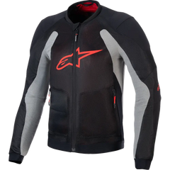 ALPINESTARS Troop-Air Jacket - Black/Ash Gray/Bright Red - Medium 3301225-1087-M