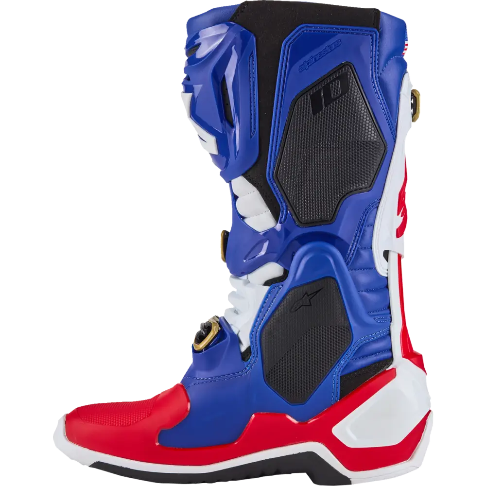 ALPINESTARS Union Tech 10 Boots - Red/White/Blue - US 8 2010020-3372-8