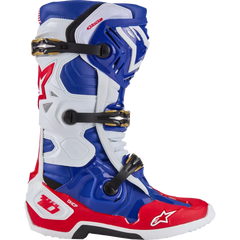 ALPINESTARS Union Tech 10 Boots - Red/White/Blue - US 9 2010020-3372-9