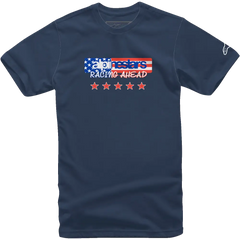 ALPINESTARS USA Again T-Shirt - Navy - Large 12137261070L