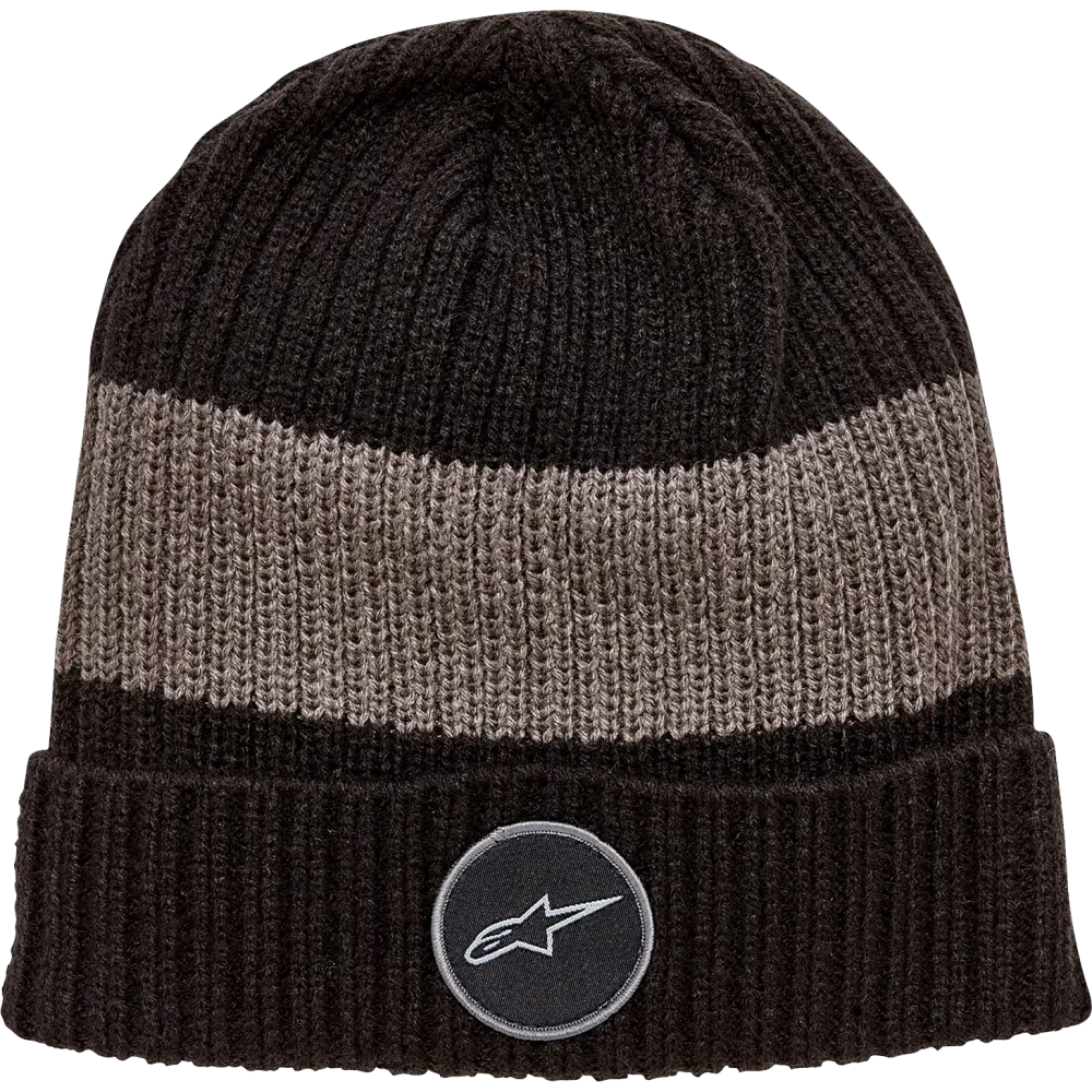 ALPINESTARS Ward Beanie - Black/Charcoal - One Size 1232-81200-1018