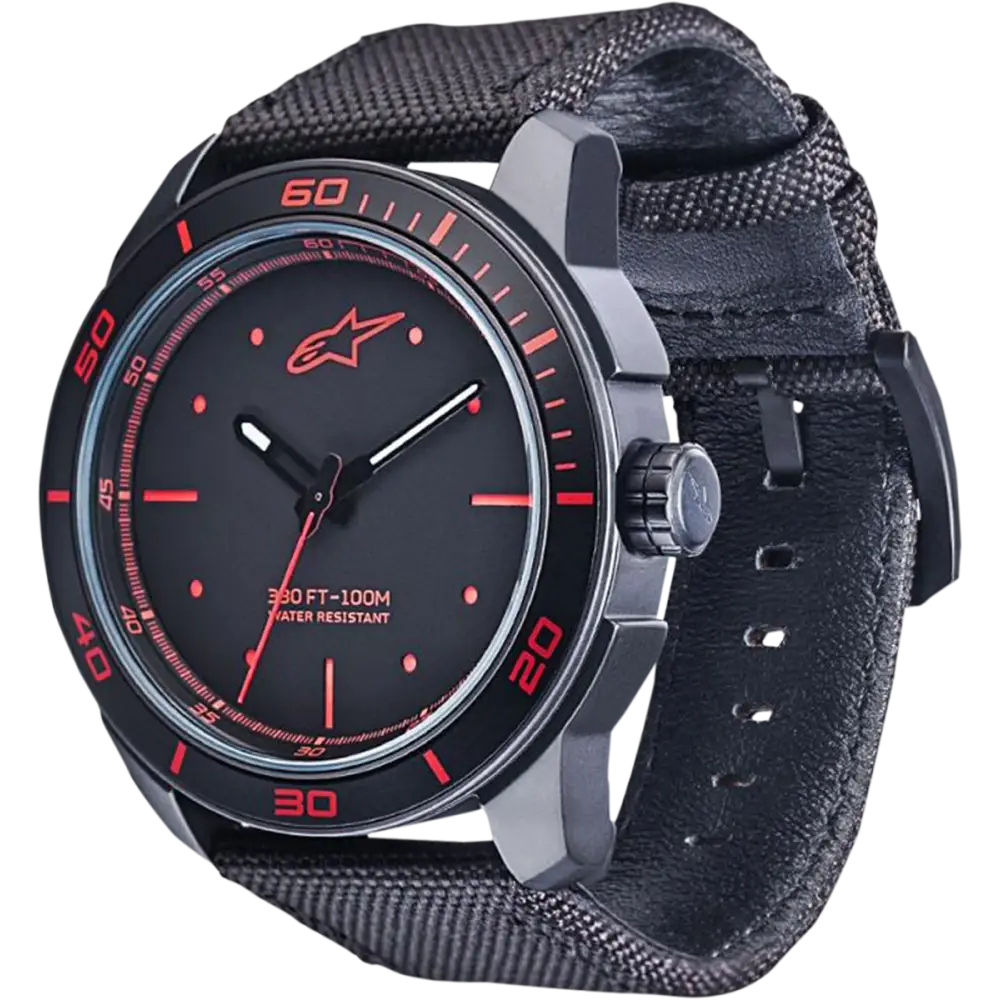 ALPINESTARS WATCH TECH 3H BLK/RED 1017-96041-1030