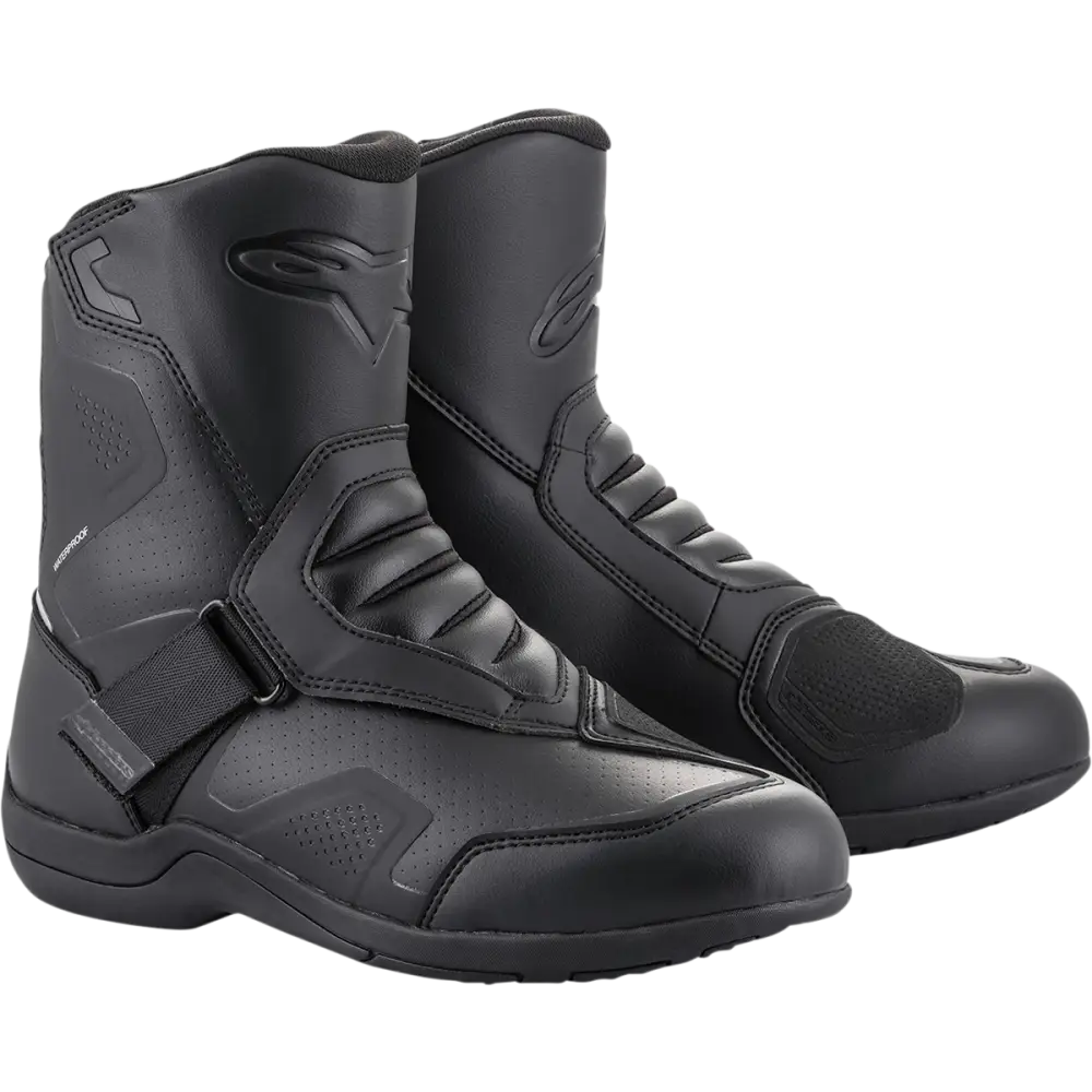 ALPINESTARS Waterproof V2 Ridge Boots - Black - US 12 / EU 47 2441821-1100-47