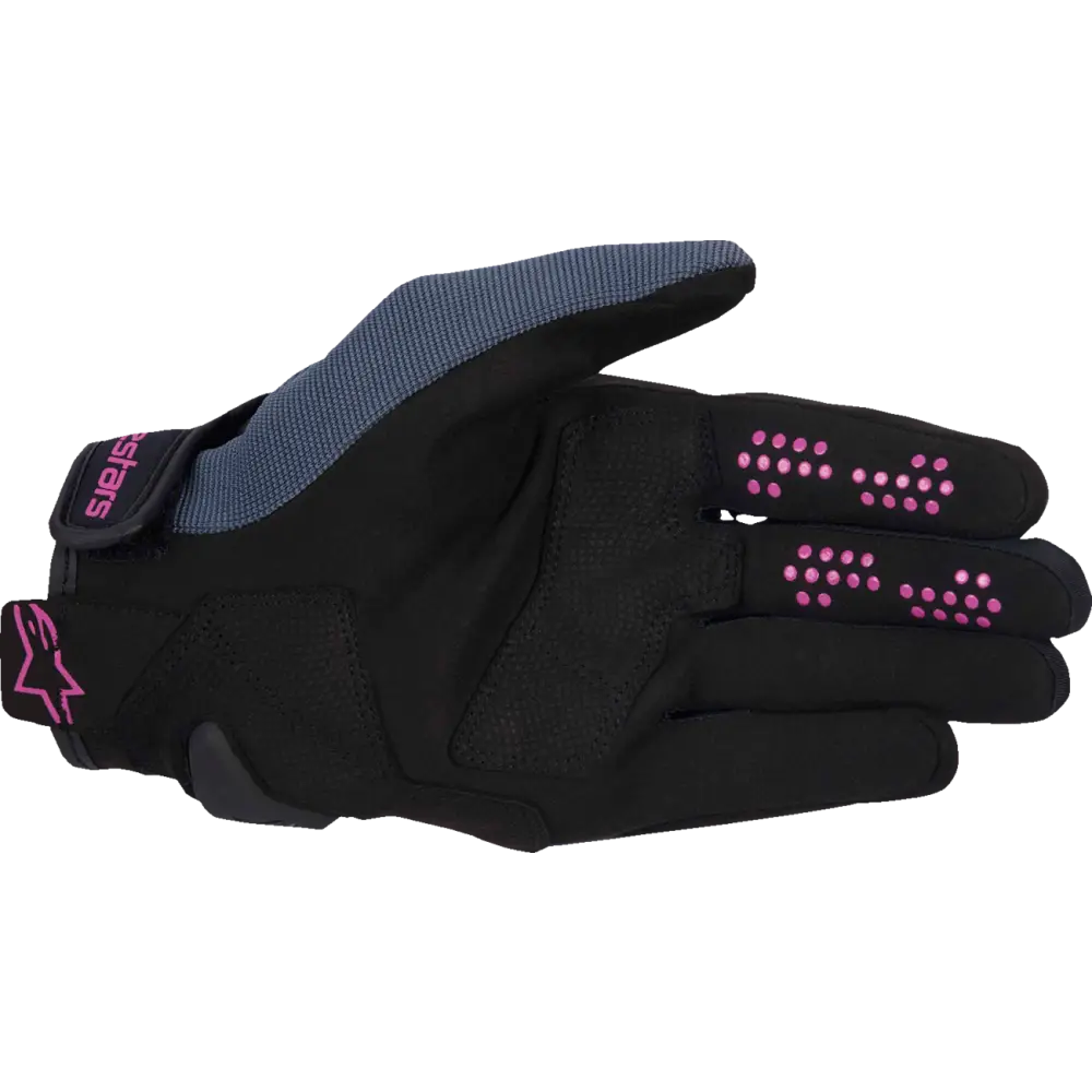 ALPINESTARS Women's Chrome Gloves - Asphalt Black/Purple - Small 3580425-9227-S