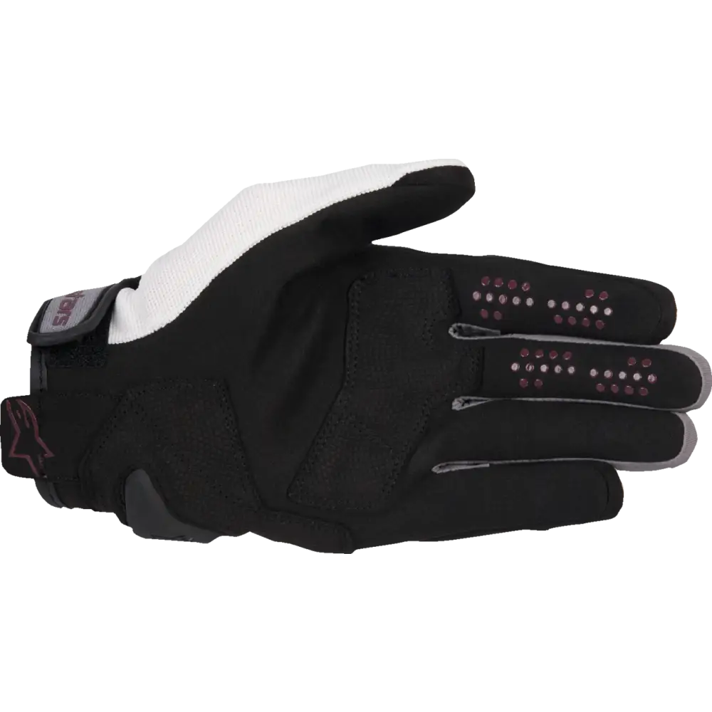 ALPINESTARS Women's Chrome Gloves - Off-White/Burgundy - XL 3580425-298-XL