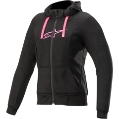 ALPINESTARS Women's Sport Jacket/Hoodie - Black/Pink - Small 4210920-1039-S