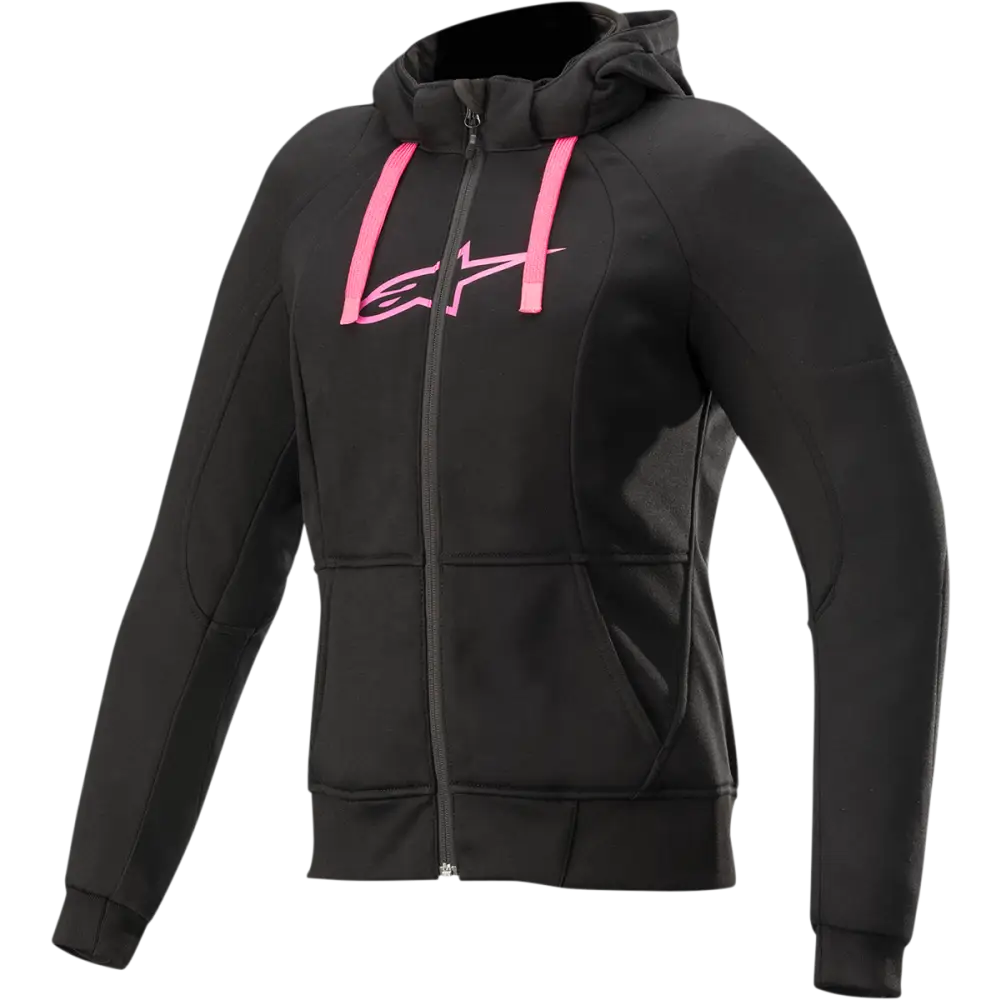 ALPINESTARS Women's Sport Jacket/Hoodie - Black/Pink - XL 4210920-1039-XL