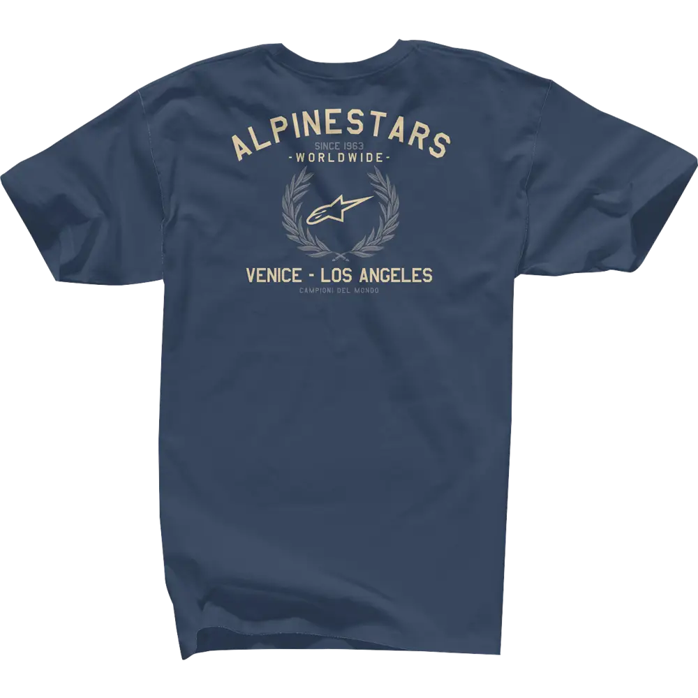 ALPINESTARS Wreath T-Shirt - Navy - 2XL 12137258070XXL