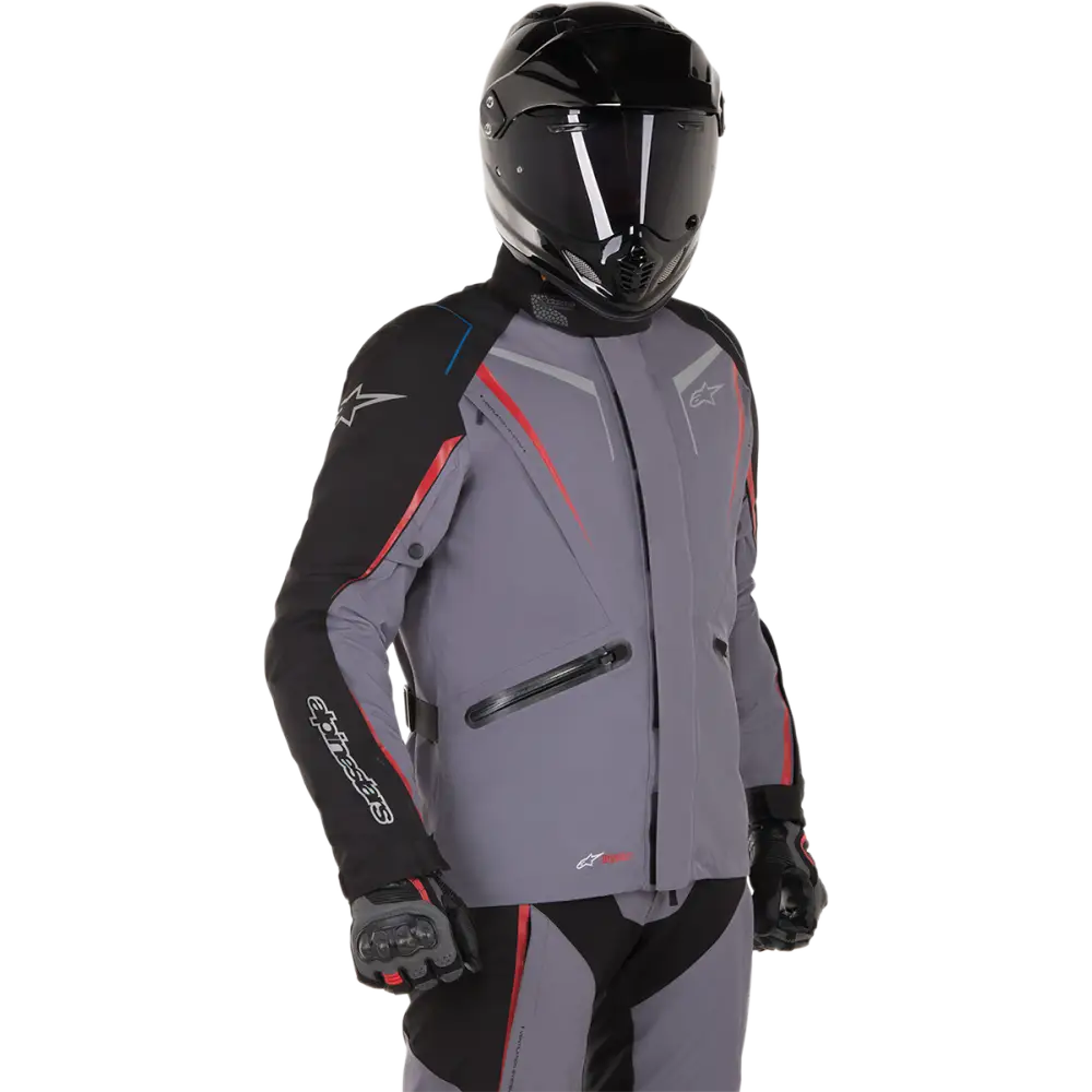 ALPINESTARS Yokohama Drystar? Jacket - Gray/Black/Red - Medium 3206017-1018-M