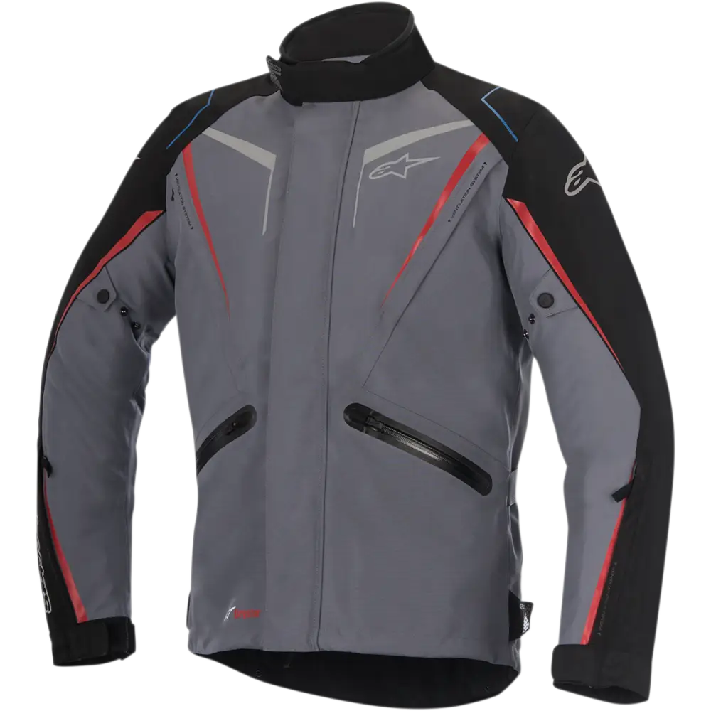 ALPINESTARS Yokohama Drystar? Jacket - Gray/Black/Red - Medium 3206017-1018-M