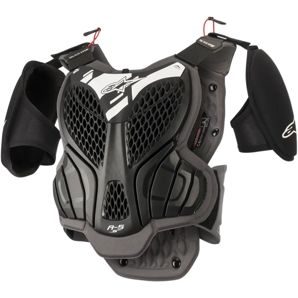 ALPINESTARS Youth A-5s Body Armor - Black/Gray - L/XL 6740518-105-LXL