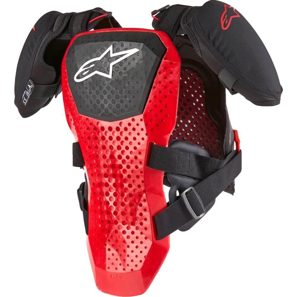 ALPINESTARS Youth A5 S v2 Chest Guard - Black/White/Red - L/XL 6740224-123-LXL