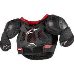 ALPINESTARS Youth Bionic Action Kickstart Chest Guard - Black/Red - 4/6 6740624-13-4/6