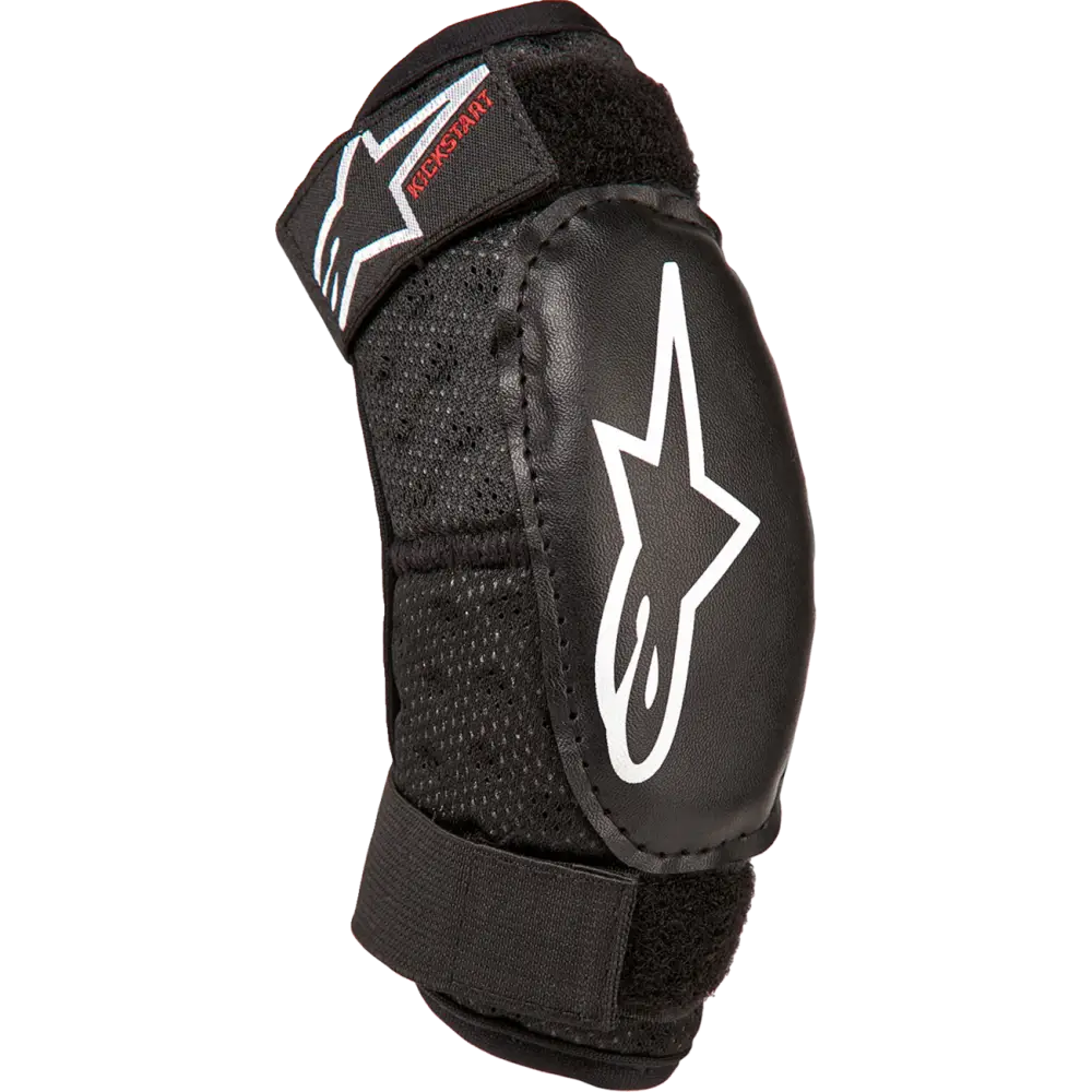 ALPINESTARS Youth Bionic Action Kickstart Guards - Elbow - Black/Red - 4/6 6540824-13-4/6