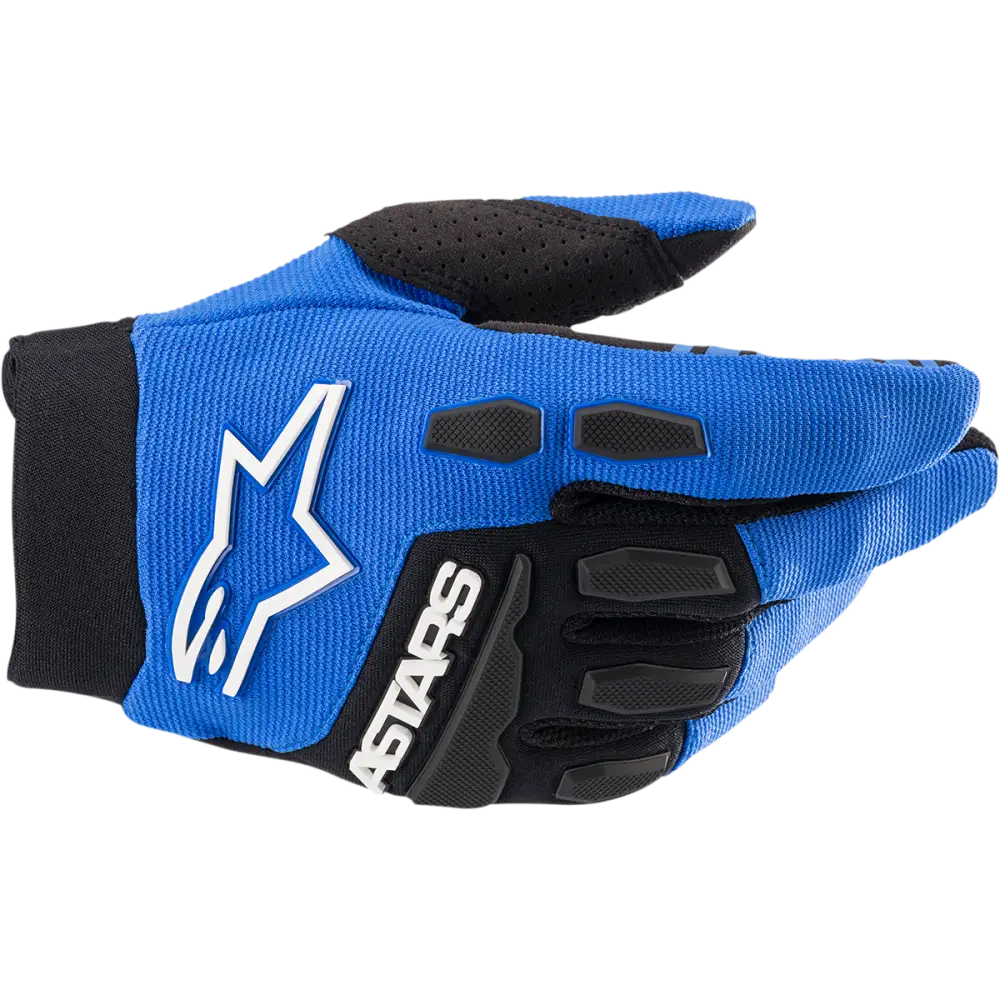 ALPINESTARS Youth Full Bore Gloves - Blue/Black - 2XS 3543622-713-2XS