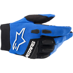 ALPINESTARS Youth Full Bore Gloves - Blue/Black - 2XS 3543622-713-2XS