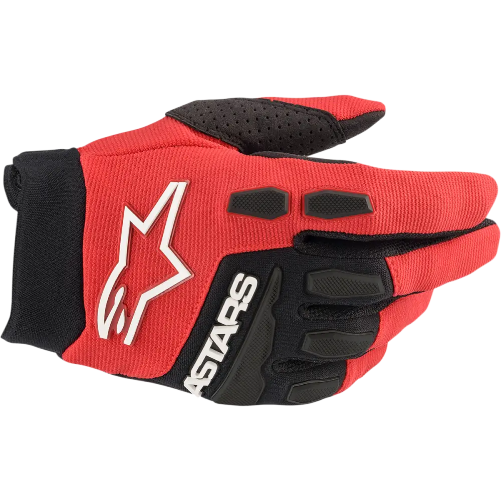 ALPINESTARS Youth Full Bore Gloves - Bright Red/Black - Small 3543622-3031-S