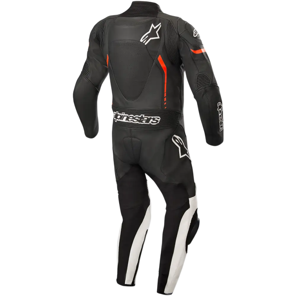 ALPINESTARS Youth GP Plus 1-Piece Leather Suit - Black/White/Red Fluorescent - US 24 / EU 130 31405181231130