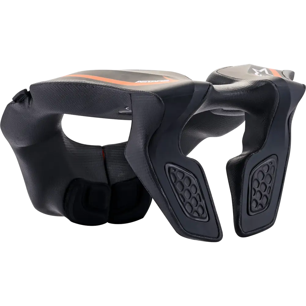 ALPINESTARS Youth Neck Support - Black/Orange - One Size 6540118-14-OS