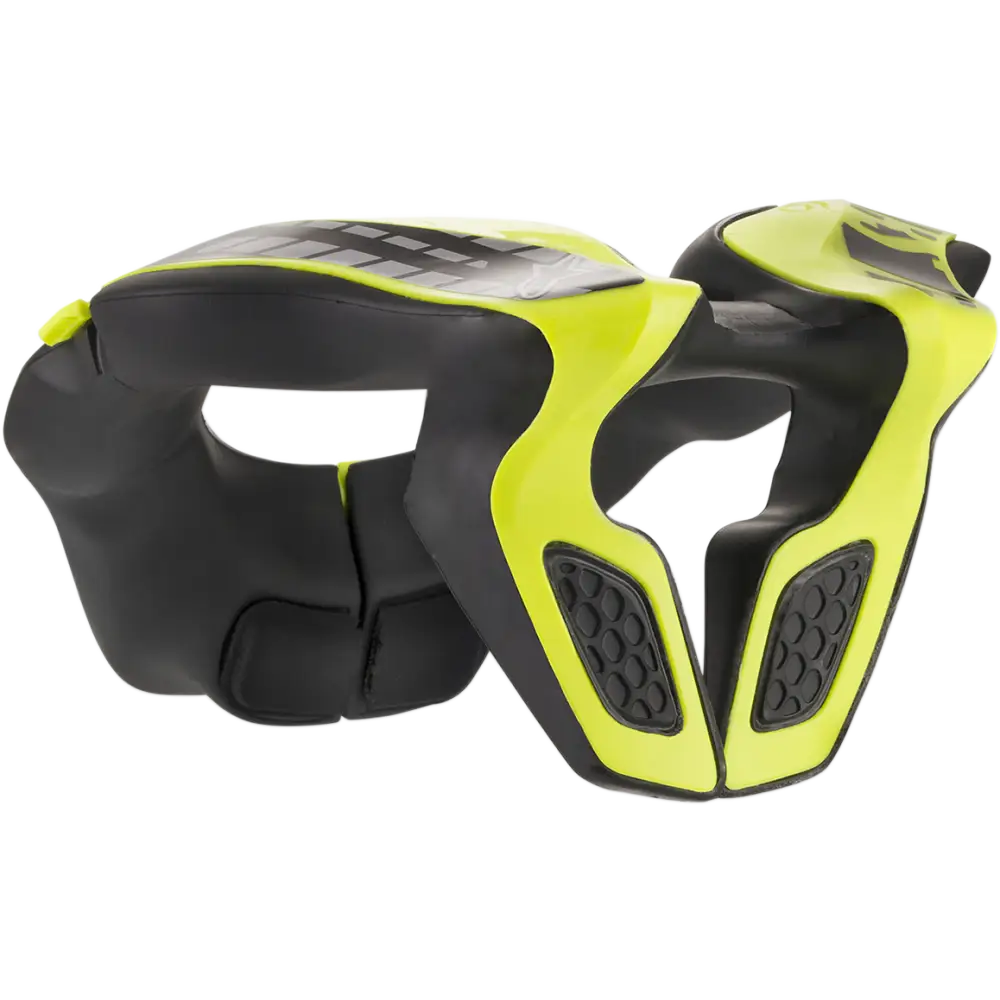 ALPINESTARS Youth Neck Support - Black/Yellow Fluo - One Size 6540118-155-OS