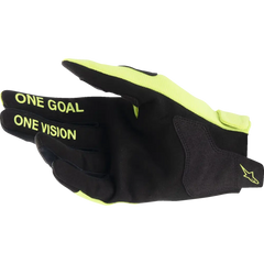 ALPINESTARS Youth Radar Gloves - Fluo Yellow/Black - 2XS 3541824-551-2X