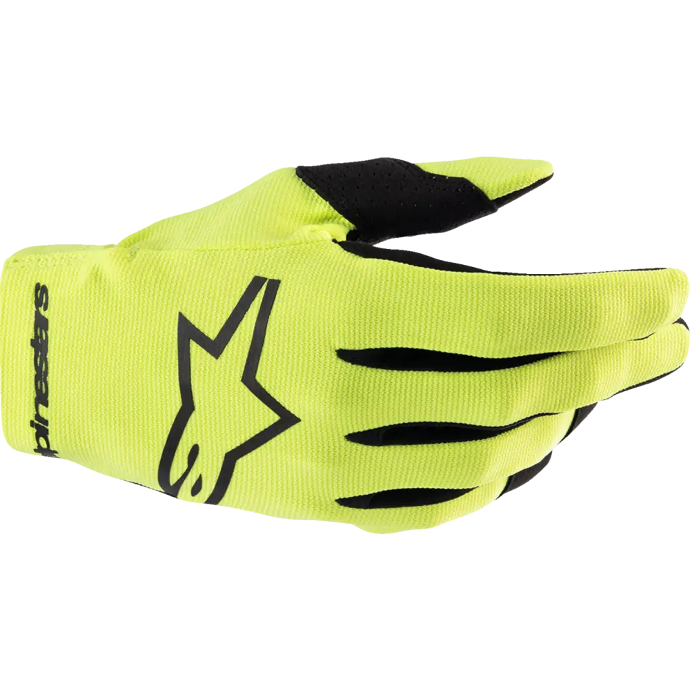 Alpinestars Youth Radar Gloves - Fluo Yellow/Black / 2XS - Glove Group