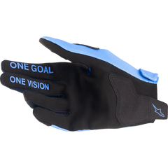 ALPINESTARS Youth Radar Gloves - Light Blue/Black - Large 3541824-7056-L