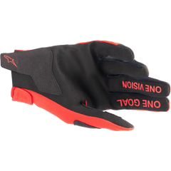 ALPINESTARS Youth Radar Gloves - Mars Red/Silver - 2XS 3541824-385-2X