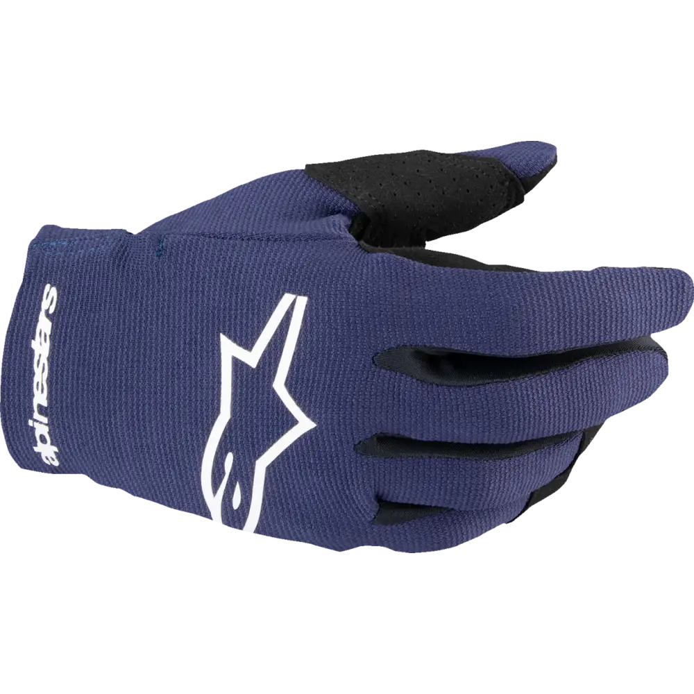 ALPINESTARS Youth Radar MX Gloves - Night Navy/White - Large 3541824-7120-L