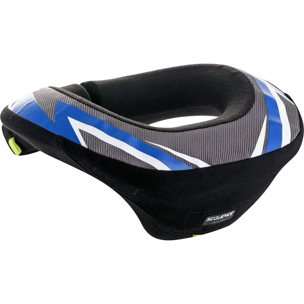 ALPINESTARS Youth Sequence Neck Roll - Black/Anthracite/Blue - S/M 6741018-177-SM