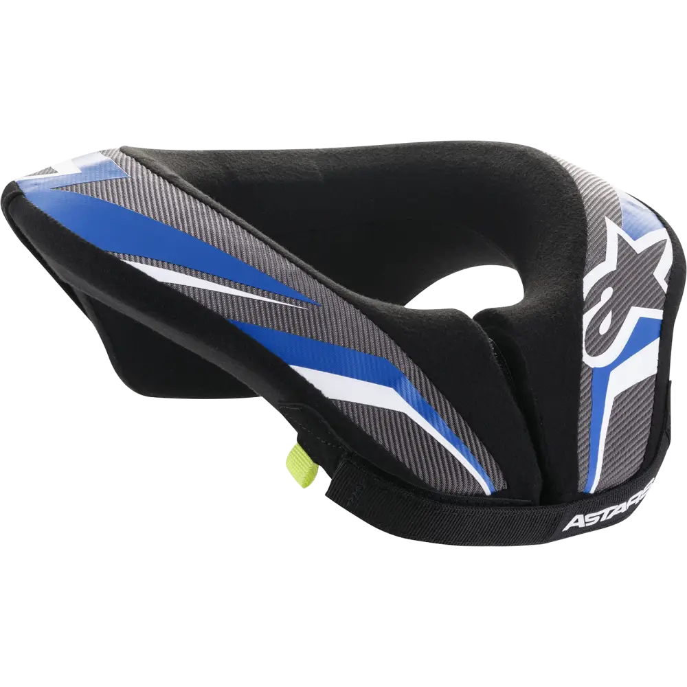 ALPINESTARS Youth Sequence Neck Roll - Black/Anthracite/Blue - S/M 6741018-177-SM