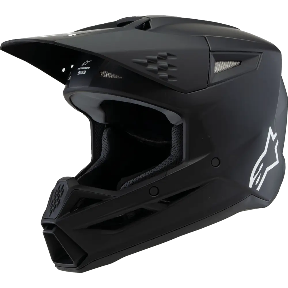 ALPINESTARS Youth SM3 Helmet - Solid - Matte Black - Large 8302225-110-YL