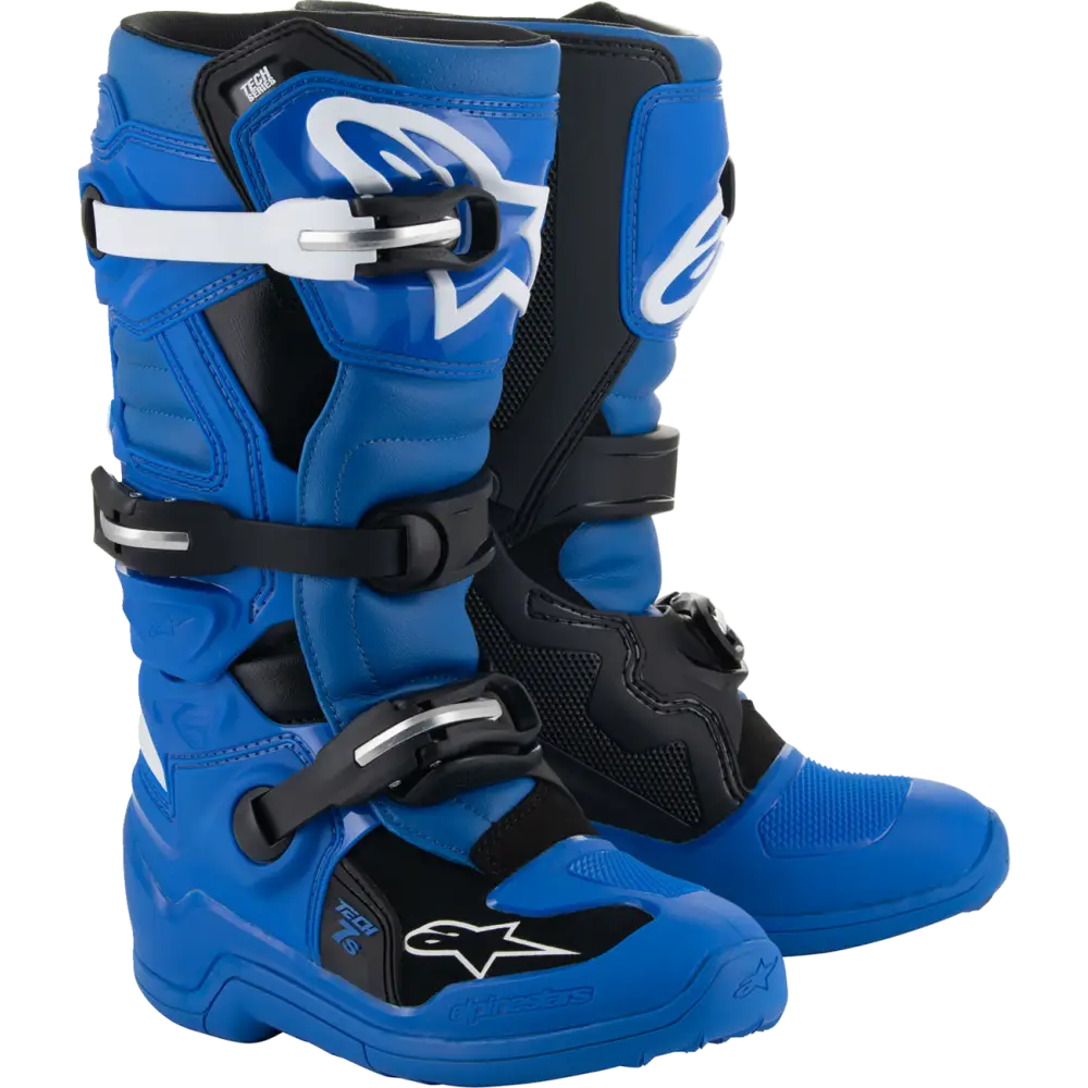 ALPINESTARS Youth Tech 7S Boots - Blue/Black/White - US 2 2015017-712-2