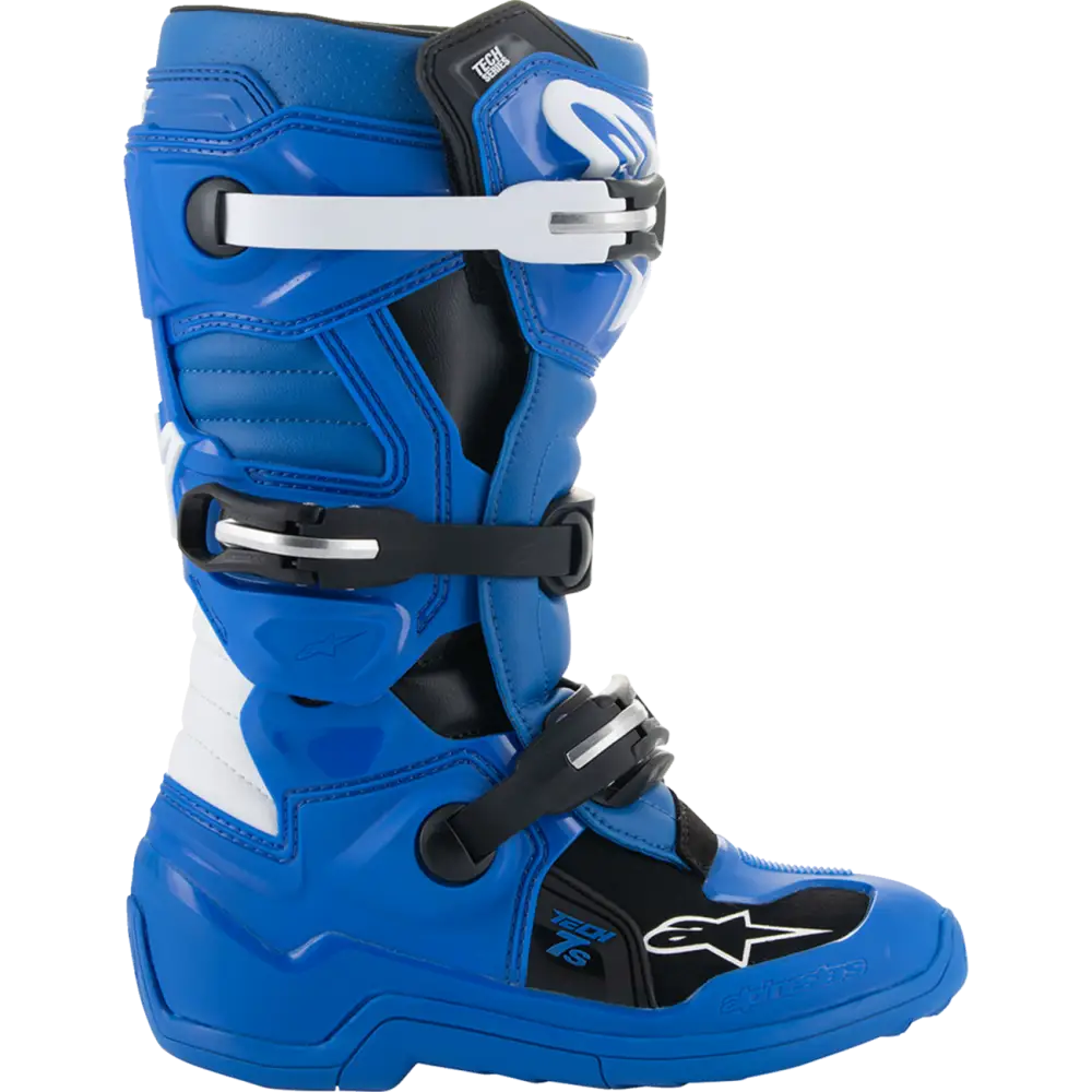 ALPINESTARS Youth Tech 7S Boots - Blue/Black/White - US 2 2015017-712-2