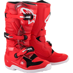 ALPINESTARS Youth Tech 7S Boots - Red - US 2 2015017-30-2