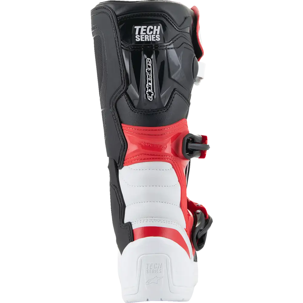 ALPINESTARS Youth Tech3S Boots - White/Black/Red - US 4 2014024-2030-4