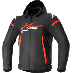 ALPINESTARS Zaca Waterproof Jacket - Black/Bright Red/White - 3XL 3206423-1342-3X