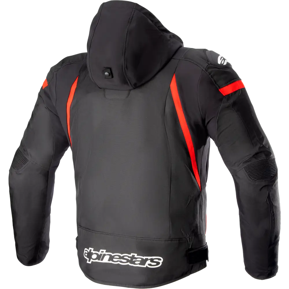 ALPINESTARS Zaca Waterproof Jacket - Black/Bright Red/White - Medium 3206423-1342-M