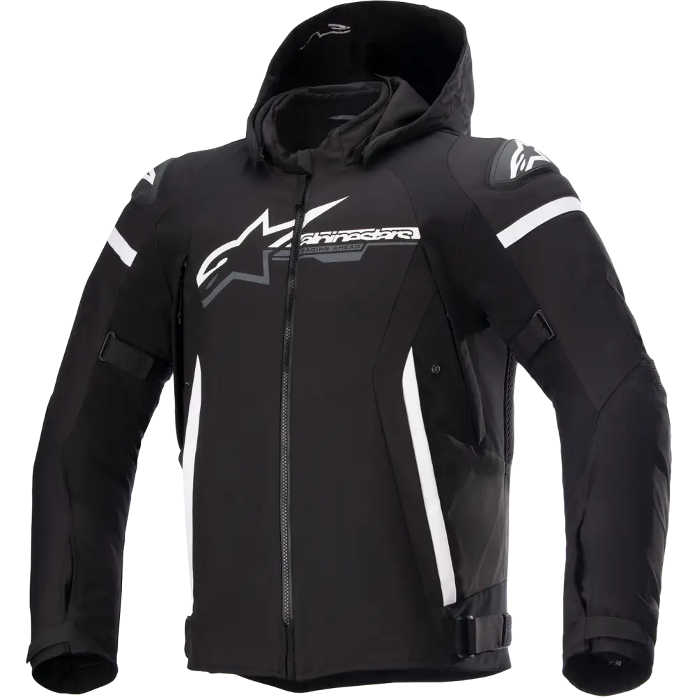 ALPINESTARS Zaca Waterproof Jacket - Black/White - Medium 3206423-12-M