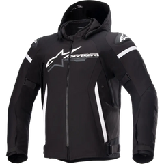 ALPINESTARS Zaca Waterproof Jacket - Black/White - Small 3206423-12-S